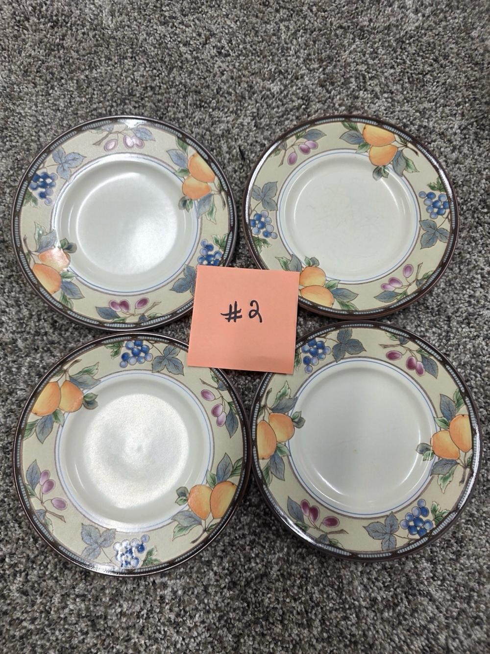 Mikasa Bread Plates - Garden Harvest